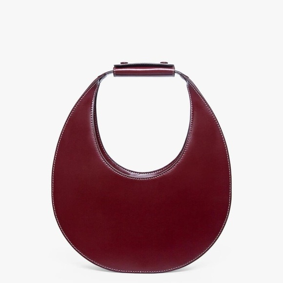 Staud Moon Bag in Raspberry - Picture 1 of 5